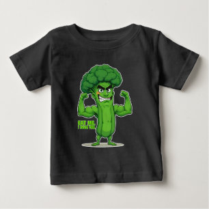 Sterke Groenten Club-Flexing Broccoli Grappige Car