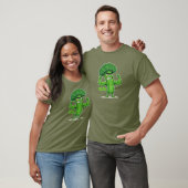 Sterke Groenten Club-Flexing Broccoli Grappige Car T-shirt (Unisex)