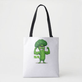 Sterke Groenten Club-Flexing Broccoli Grappige Car Tote Bag
