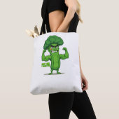Sterke Groenten Club-Flexing Broccoli Grappige Car Tote Bag (Dichtbij)