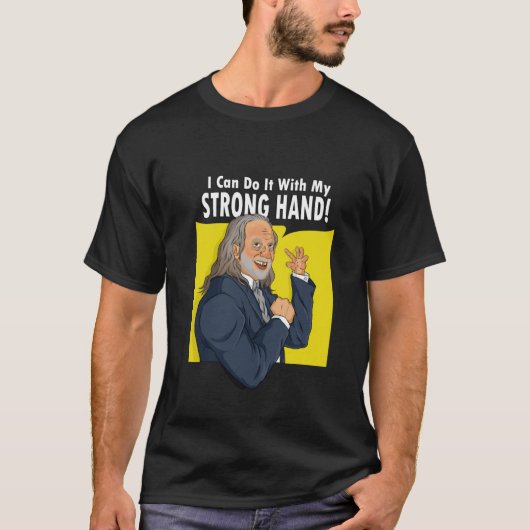 Sterke Hand jongen T-shirt (Voorkant)