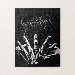 Sterke handoppuzzel legpuzzel