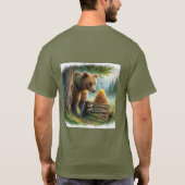 Sterke Happy Honey Beer Quote T-shirt (Achterkant)