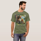 Sterke Happy Honey Beer Quote T-shirt (Voorkant volledig)