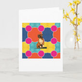 Sterke heldere kleuren kaart (Gele Bloem)