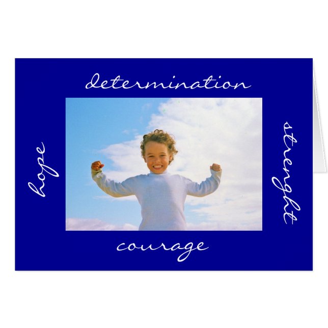 Sterke Hope Courage Determination (Voorkant Horizontaal)