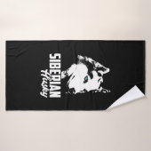 Sterke Husky Siberische Badhanddoek (Badhanddoek)