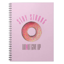 Sterke illustratie Donut Giveup blijven