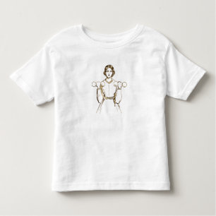 Sterke  illustratie van het hefgewicht kinder shirts