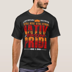 Sterke inheemse Blackfoot Native Pride American In T-shirt