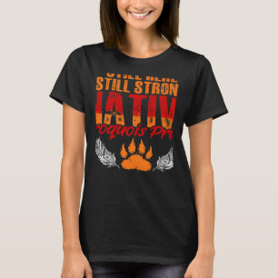 Sterke inheemse Iroquois Native Pride American Ind T-shirt