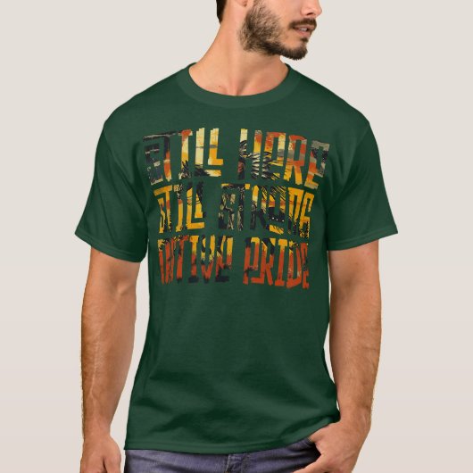 Sterke Inheemse Trots T-shirt (Voorkant)