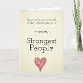 Sterke Inspirerend bevorderende kaart voor mensen (Voorkant)