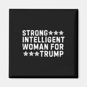 Sterke intelligente vrouw voor Trump Girl Mega Vro Magneet