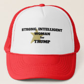 STERKE, INTELLIGENTE VROUW VOOR TRUMP-Pet Trucker Pet (Voorkant)