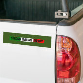 Sterke Italiaanse Bumpersticker energie (Op Truck)