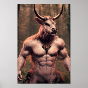 Sterke jonge Taurus Poster