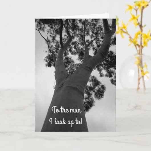 Sterke kijk op Vaderdag Kaart (Gele Bloem)