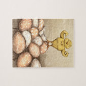 Sterke Kip Kaart Legpuzzel (Horizontaal)