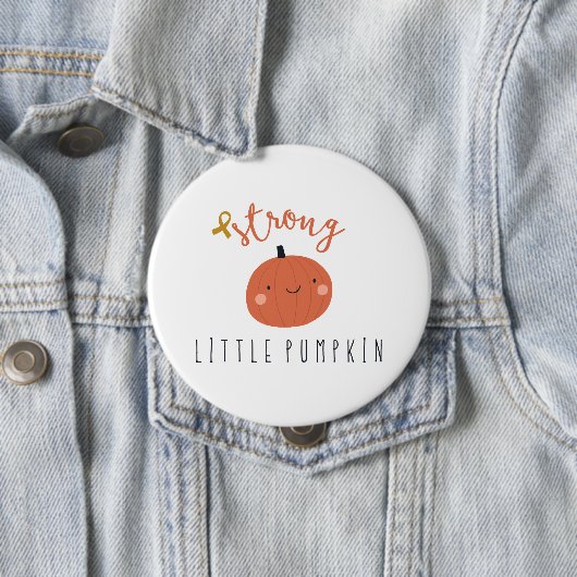 Sterke kleine pompoenkanker bij kinderen ronde button 4,0 cm (In situ)