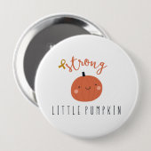 Sterke kleine pompoenkanker bij kinderen ronde button 4,0 cm (Voorkant /achterkant)