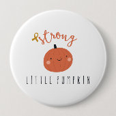 Sterke kleine pompoenkanker bij kinderen ronde button 4,0 cm (Voorkant)