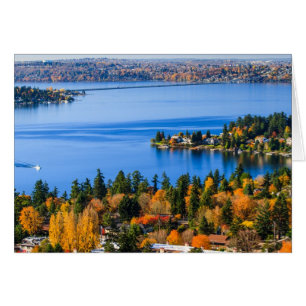 Sterke kleuren van de herfst in Bellevue