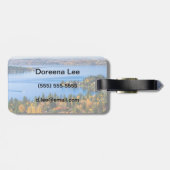 Sterke kleuren van de herfst in Bellevue Bagagelabel (Achterkant horizontaal)