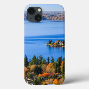 Sterke kleuren van de herfst in Bellevue iPhone 13 Hoesje