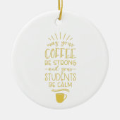 Sterke koffie keramisch ornament (Voorkant)