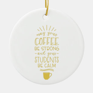 Sterke koffie keramisch ornament