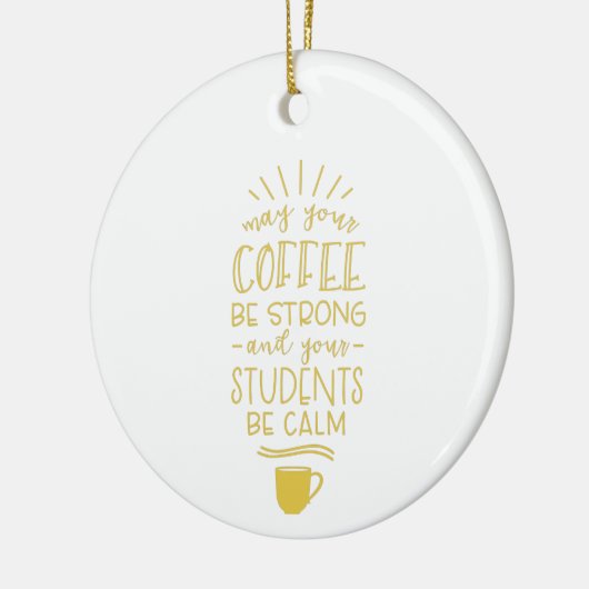 Sterke koffie keramisch ornament (Links)