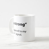 Sterke koffie-Mok Koffiemok (Voorkant links)