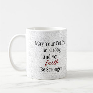 Sterke koffie Sterker geloof Christelijk Koffiemok