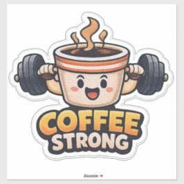 Sterke koffie  sticker