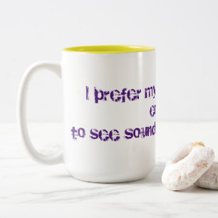 Sterke koffie tweekleurige koffiemok