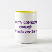 Sterke koffie tweekleurige koffiemok (Center)