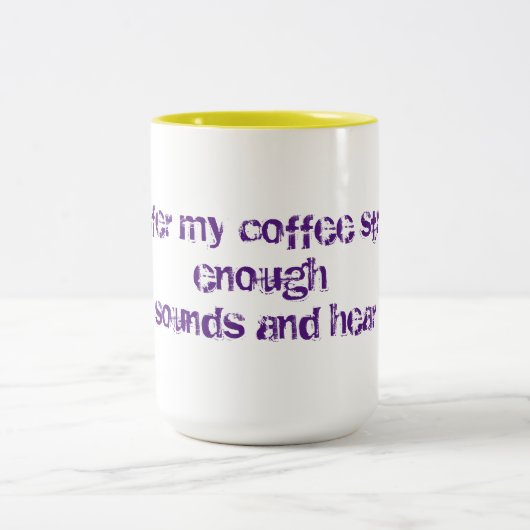 Sterke koffie tweekleurige koffiemok (Center)