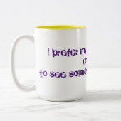 Sterke koffie tweekleurige koffiemok (Links)