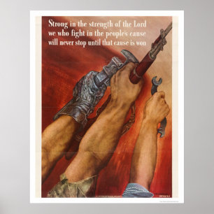 Sterke kracht van de Heer Poster