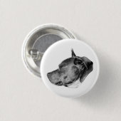 sterke loyaliteit in stippen ronde button 3,2 cm (Voorkant /achterkant)
