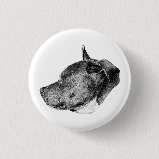 sterke loyaliteit in stippen ronde button 3,2 cm (Voorkant)