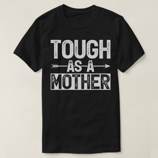 Sterke mamma Moederdag T-shirt hard als moeder jul (Design voorkant)