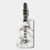 Sterke marmer bagagelabel (Voorkant verticaal)