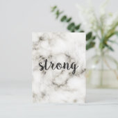 Sterke marmer briefkaart (Staand voorkant)