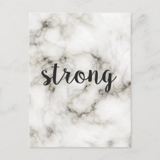Sterke marmer briefkaart