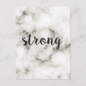Sterke marmer briefkaart (Voorkant)