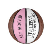 Sterke meisjes basketballen (Verticaal)