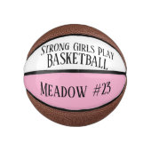 Sterke meisjes basketballen (Voorkant)