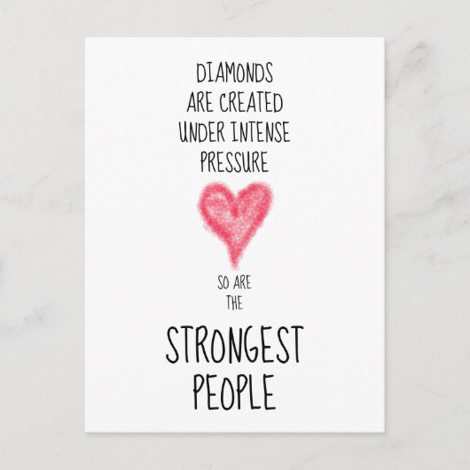 Sterke Mensen Inspirerend Briefkaart (Voorkant)